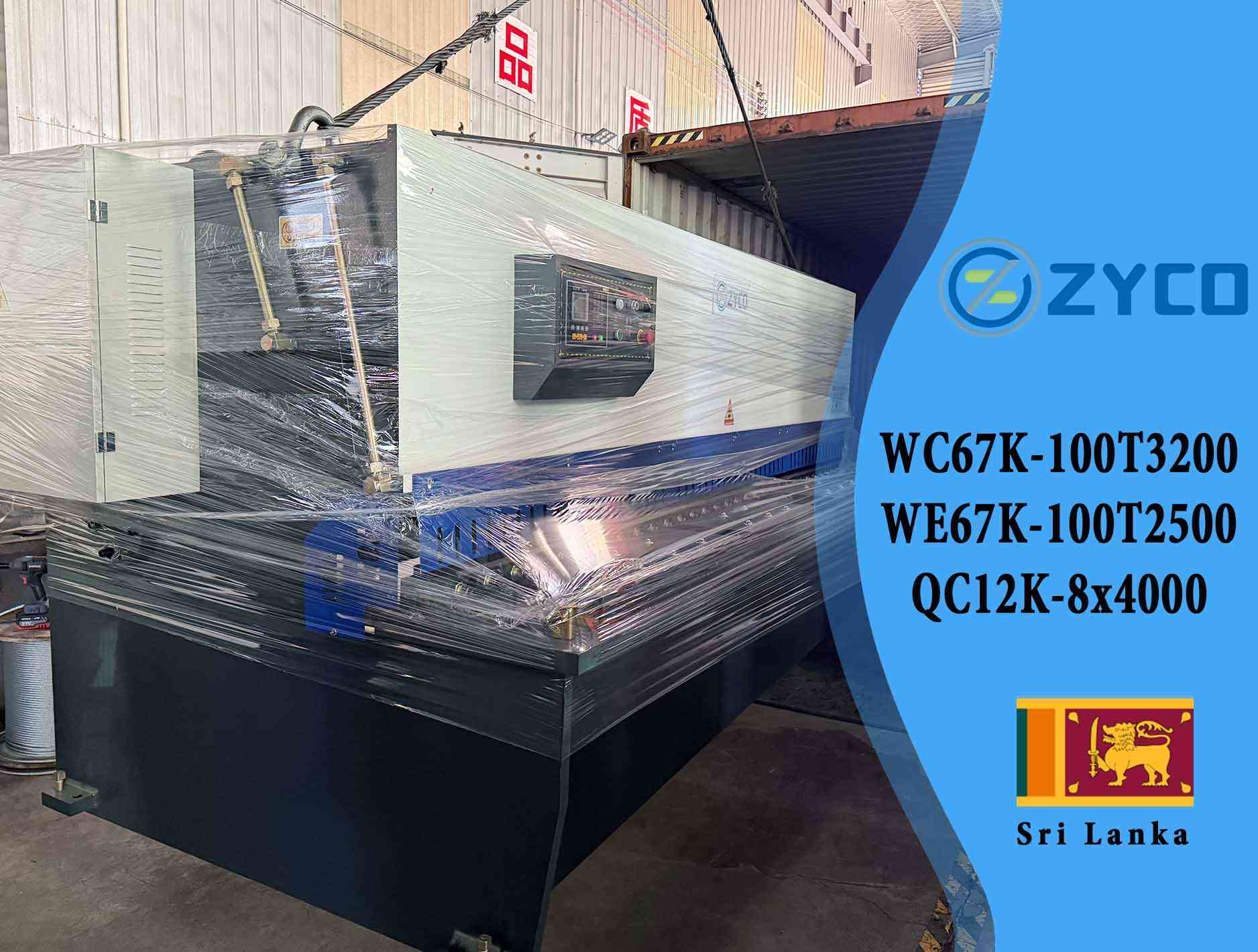 Sri Lanka-WC67K 100T 3200&WE67K 100T 2500&QC12K 8×4000