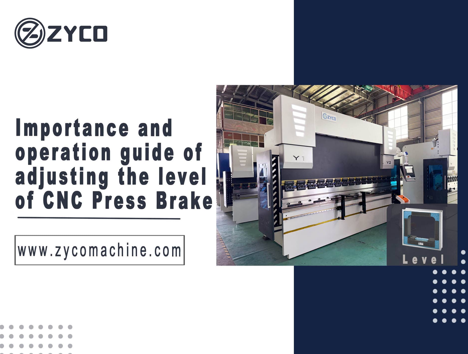 Importance and operation guide of adjusting the level of CNC Press Brake