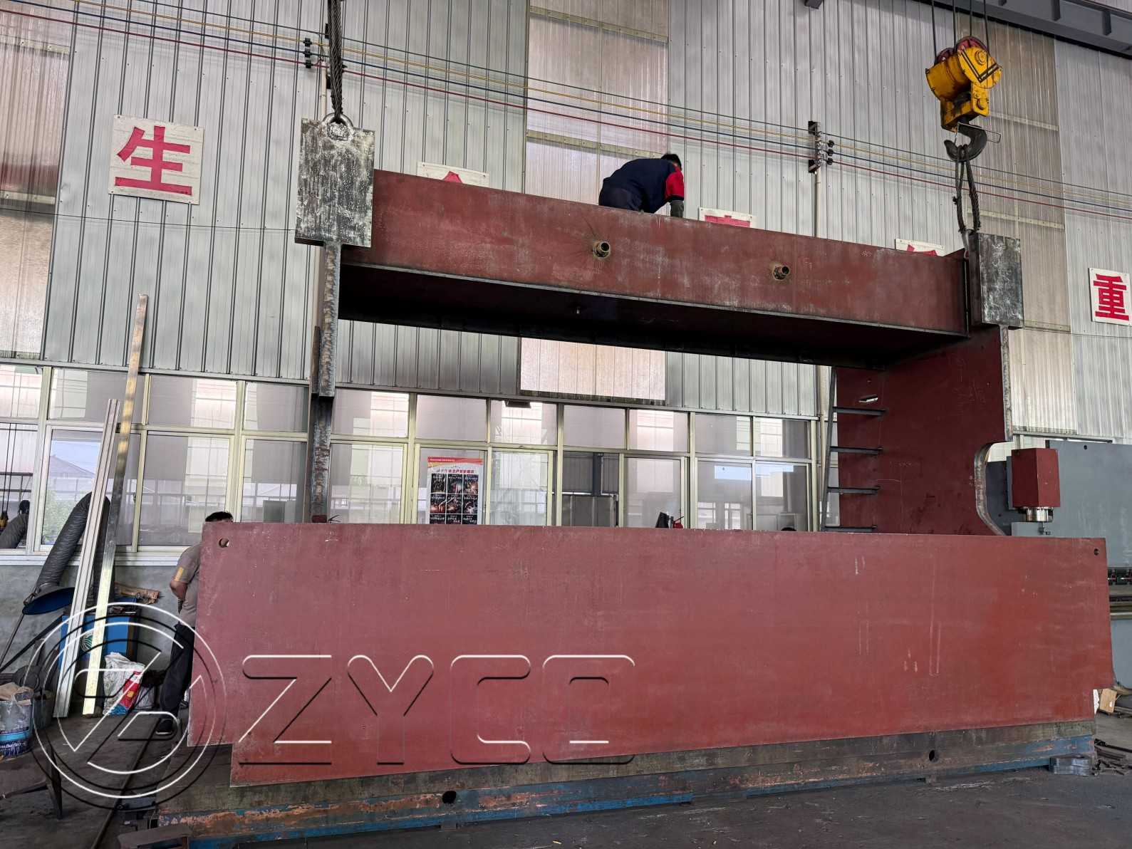 Copper plate pure electric press brake