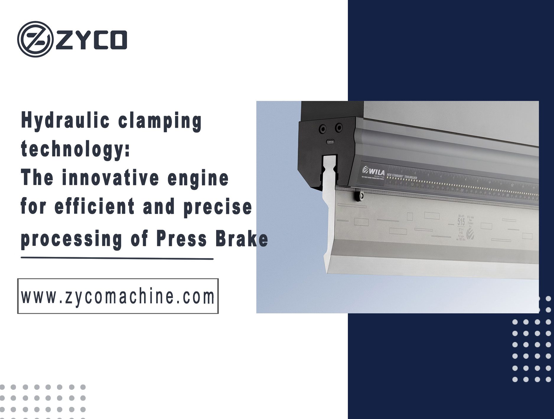 Hydraulic clamping technology: The innovative engine for efficient and precise processing of Press Brake