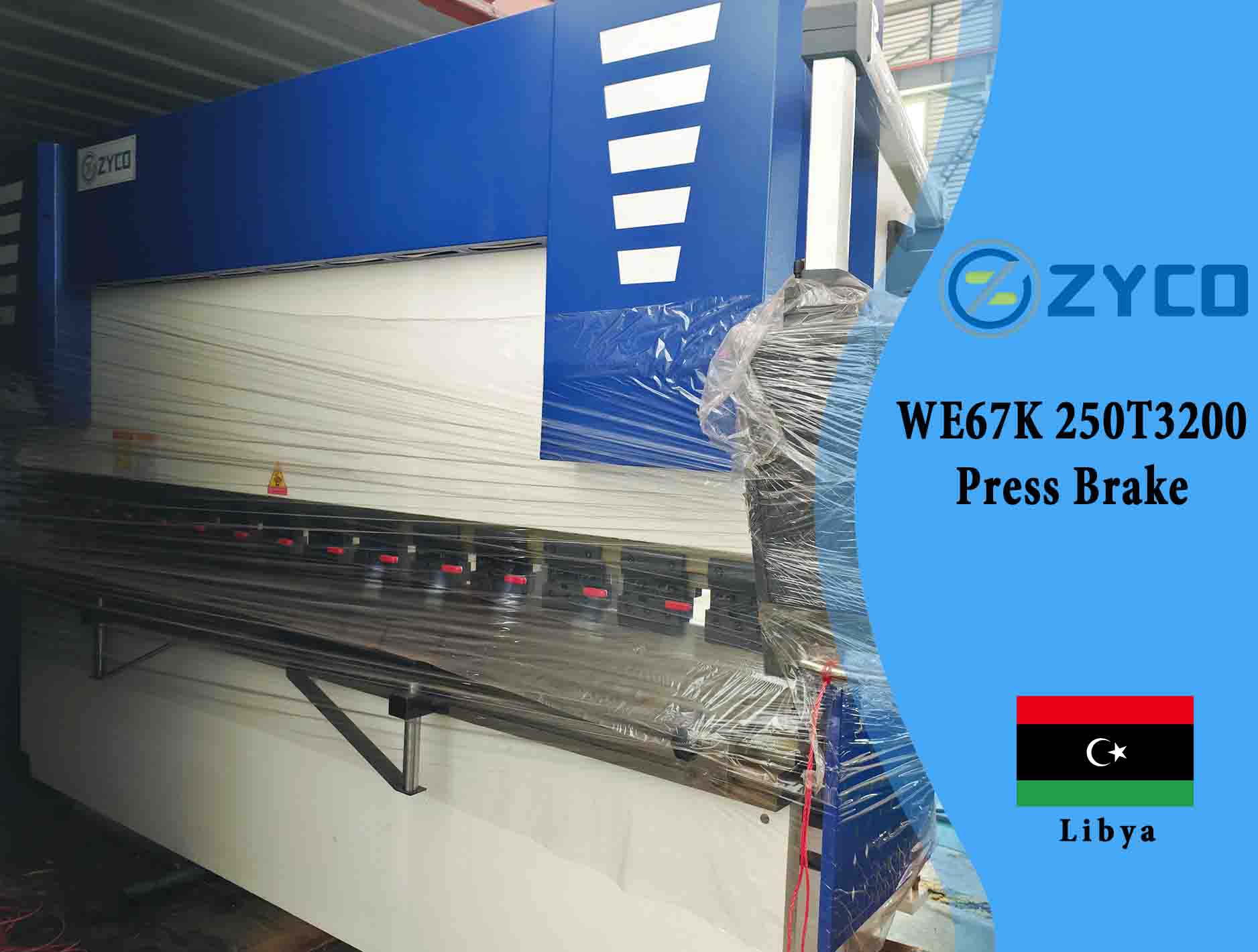 Libya-WE67K 250T 3200 Press Brake
