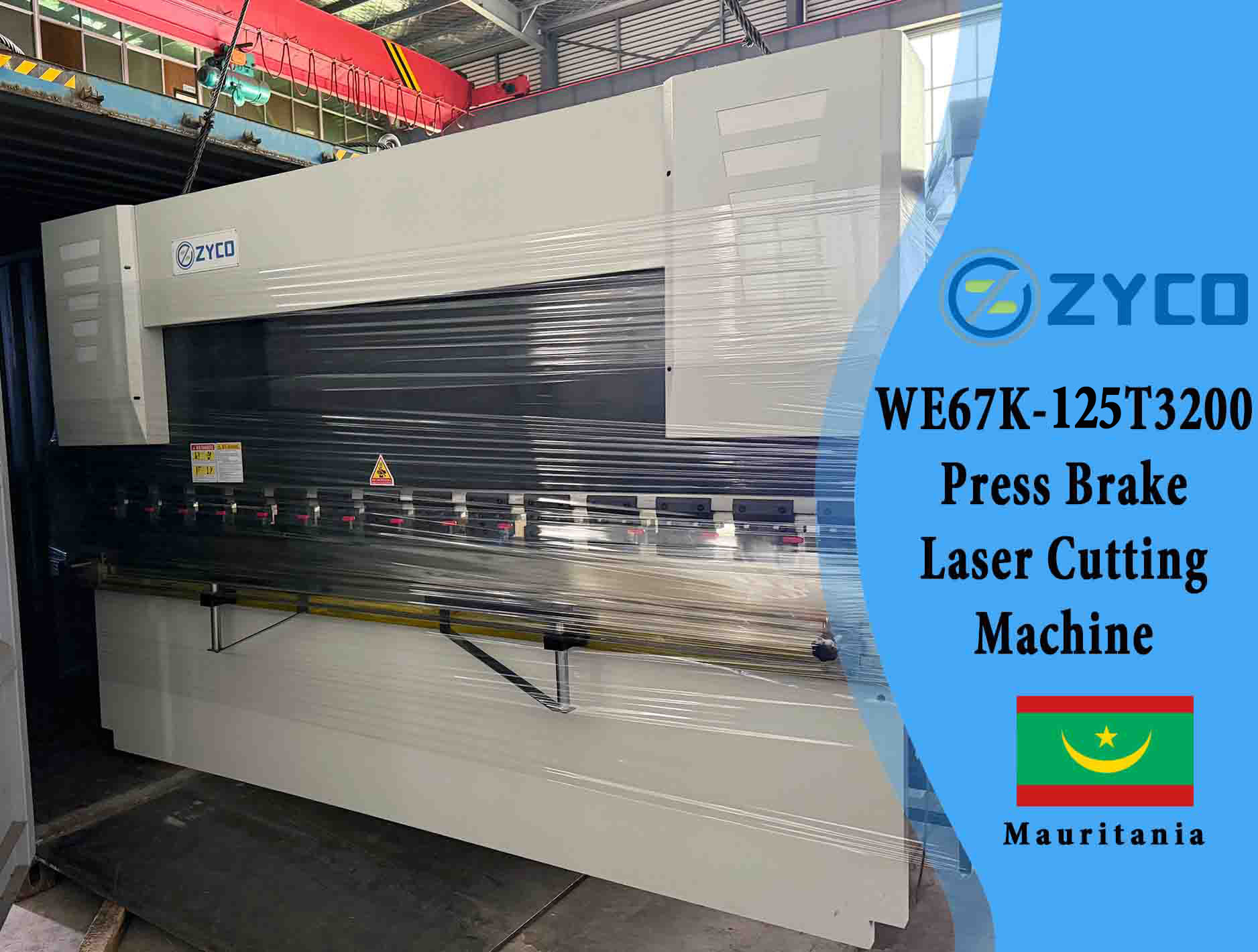 Mauritania-WE67K 125T 3200&2025 200A Desktop plasma Cutting Machine