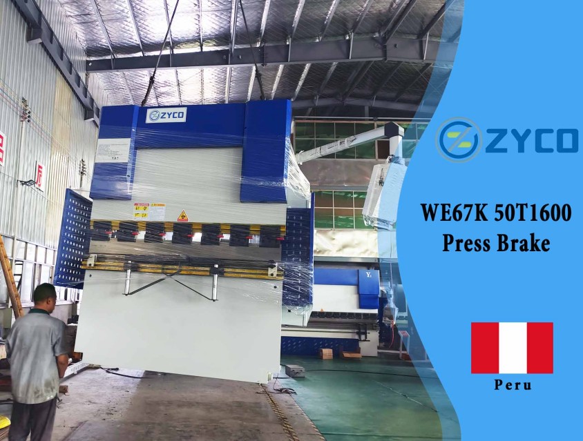 Peru-WE67K 50T 1600 hydraulic plate bending machine