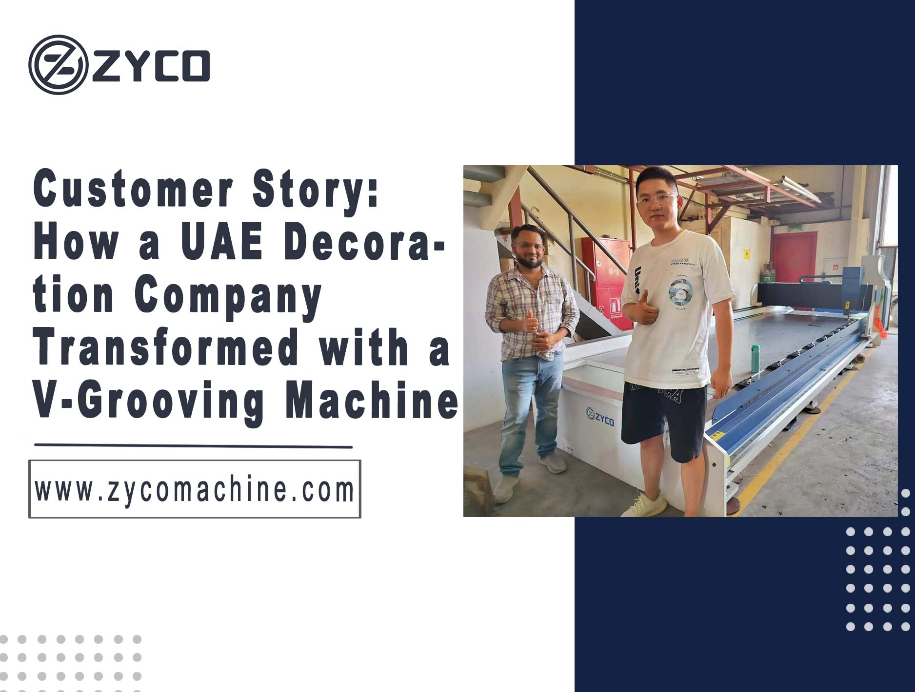 Customer Story: How a UAE Decoration Company Transformed with a V-Grooving Machine