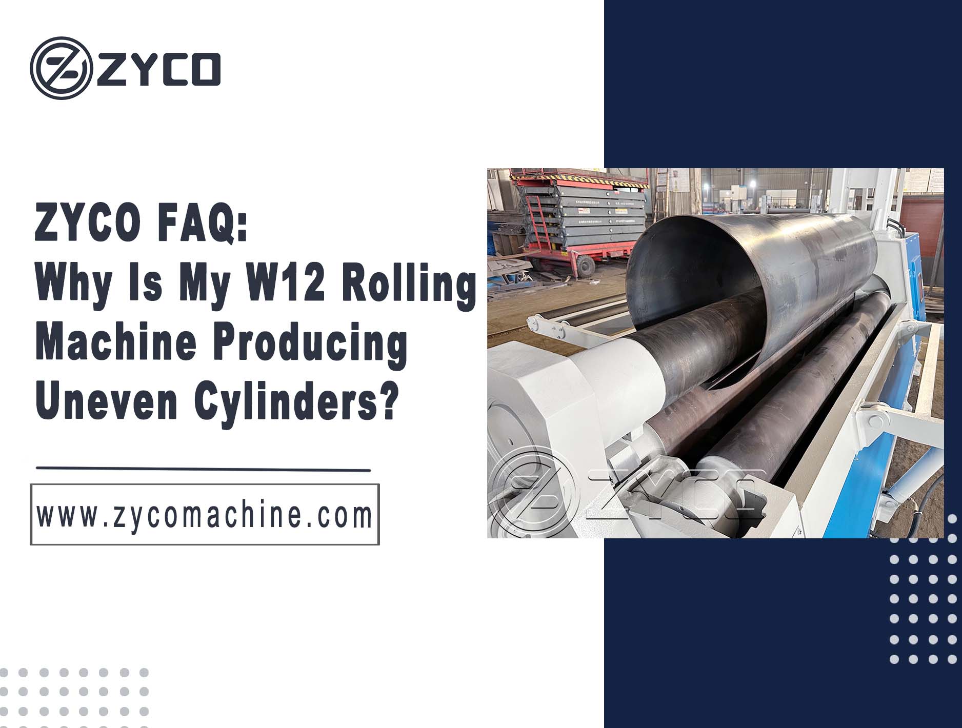 Why Is My W12 Rolling Machine Producing Uneven Cylinders?