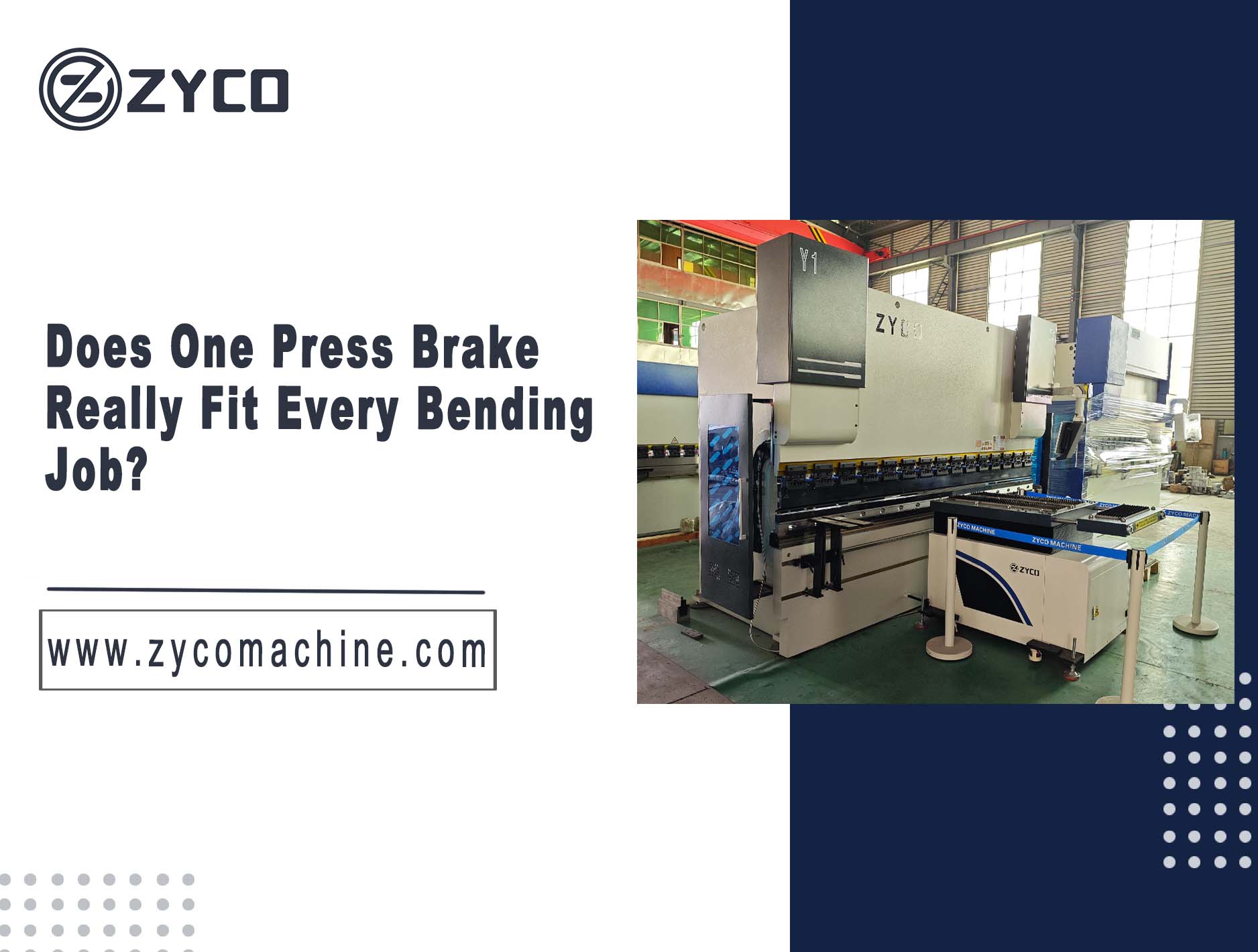Does One Press Brake Really Fit Every Bending Job?