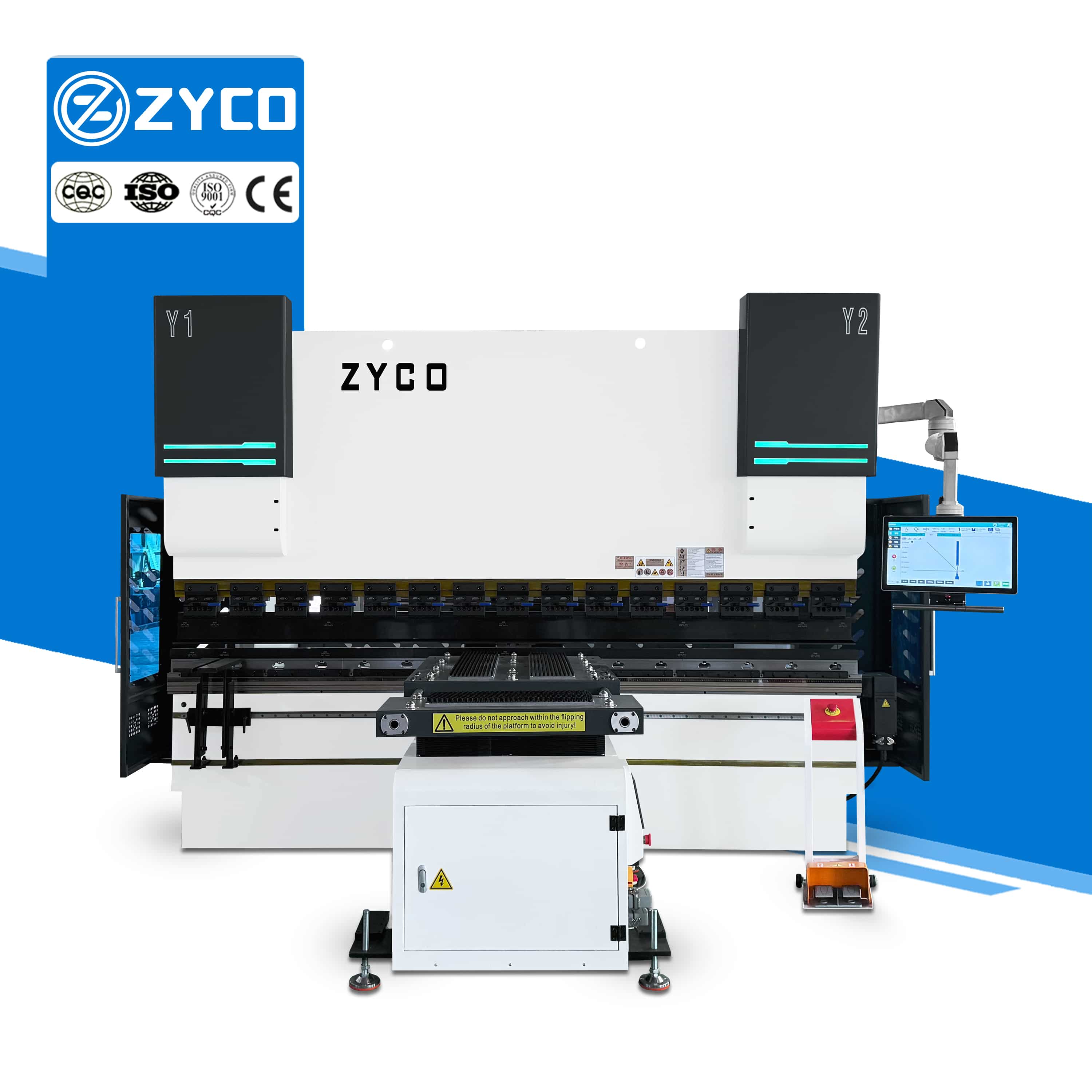 ZYCO High-quality ET18  Electro-hydraulic bending machine High Precision 8+1 8+1 Axis Metal Press Brake For Sell